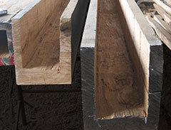 Bespoke Air Dried Reclaimed Oak Beams Oakbeamuk Com